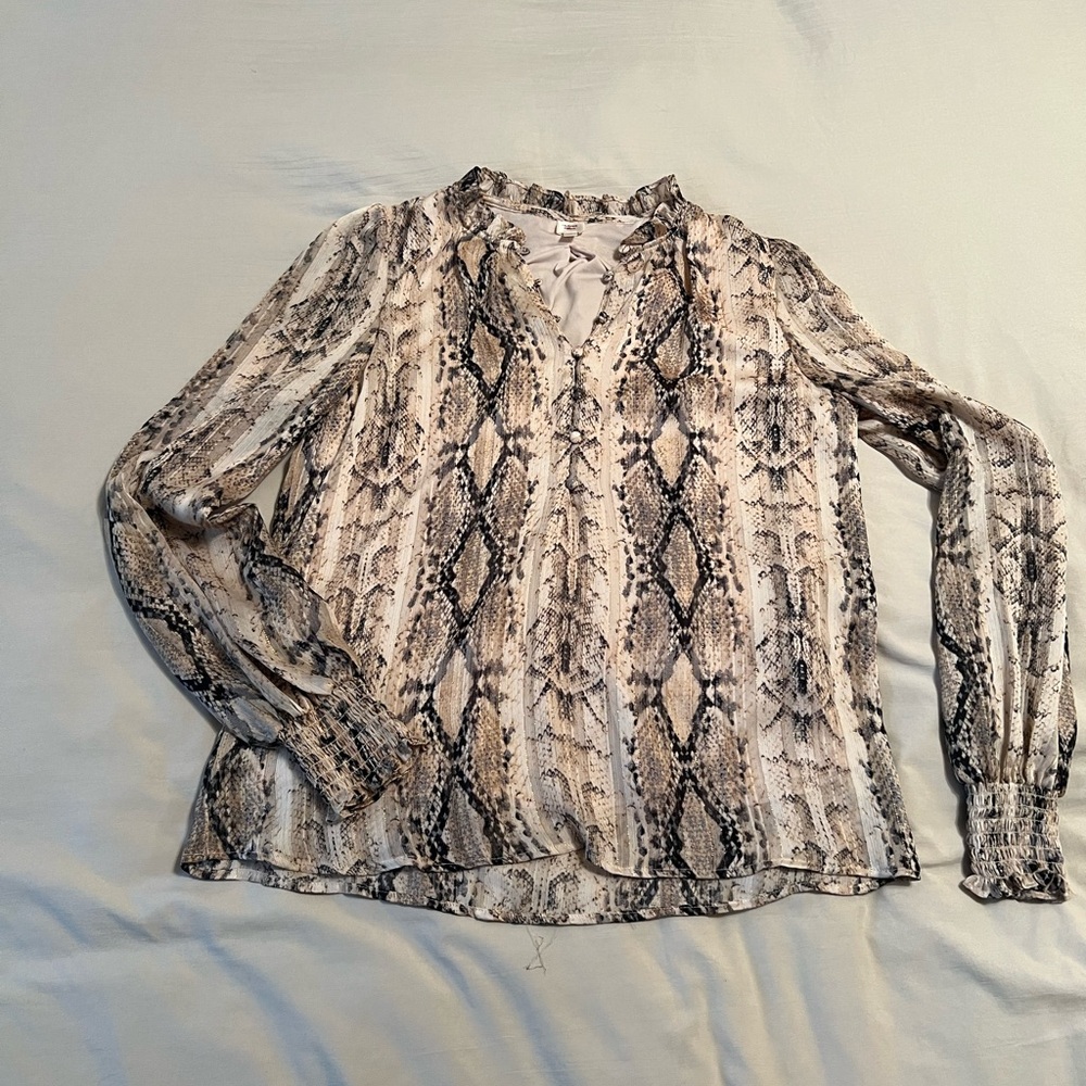 Autres filles Snakeskin Blouse
